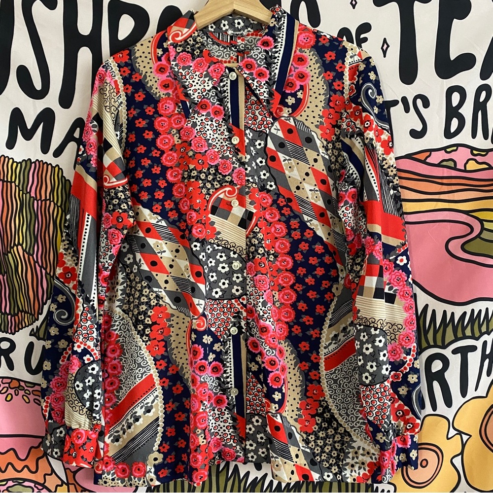 Incredible 60s/70s vintage blouse